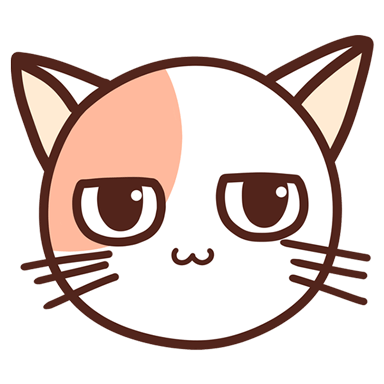 通用猫卡通感贴纸